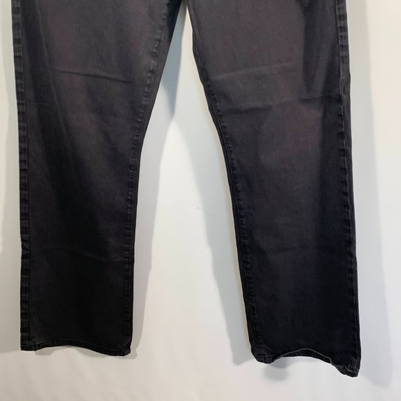 AG Adriano Goldschmied Jeans Mens 36 The Protege Straight Leg Black Stretch - Picture 4 of 12